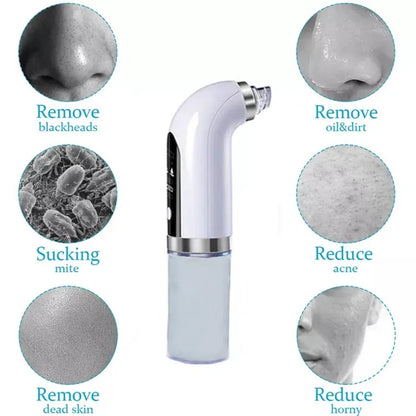 Blackhead Removal Tool Vacuum Nose Face Pore Cleaner with USB Rechargeable Face Cleansing Tools