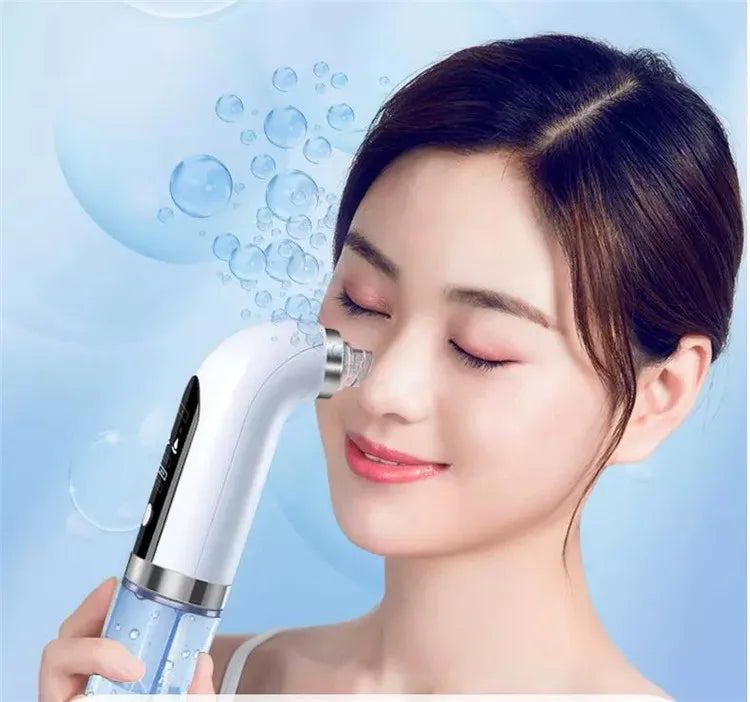 Blackhead Removal Tool Vacuum Nose Face Pore Cleaner with USB Rechargeable Face Cleansing Tools