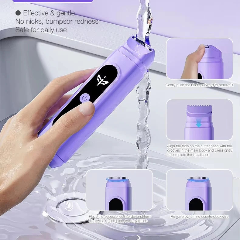 Lady Shaver Electric Mini Painless Facial Epilator for Women