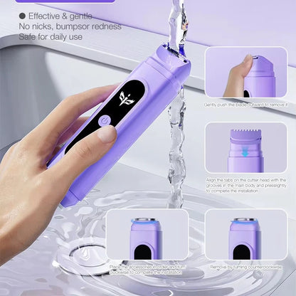 Lady Shaver Electric Mini Painless Facial Epilator for Women