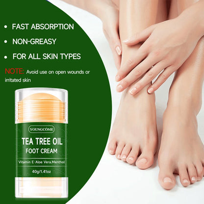 Tea Tree Oil Foot Cream Moisturizing Foot Care Cream Can Moisturize Your Foot, Improving Dryness And Roughness Foot And Hand Car