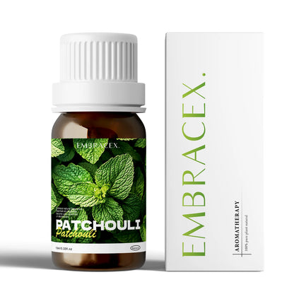Patchouli Oil 10ml Skincare Natural Aromatherapy Essential Oil for Massage Bath Soap Candle Making Gifts