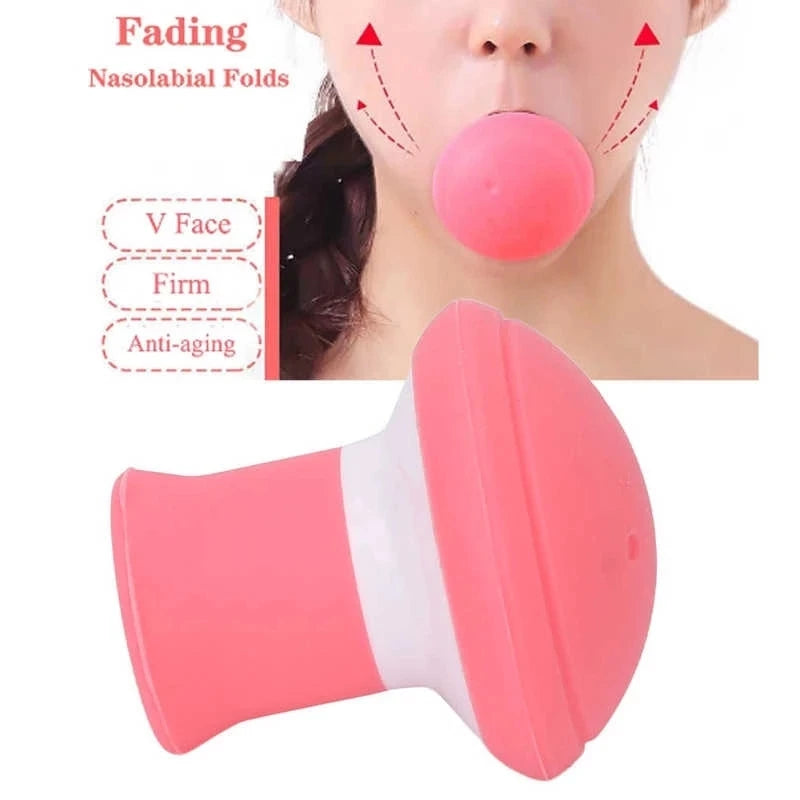 Exerciseur de Mâchoire en Gel de Silice - Outil de Raffermissement du Visage et Réduction des Rides