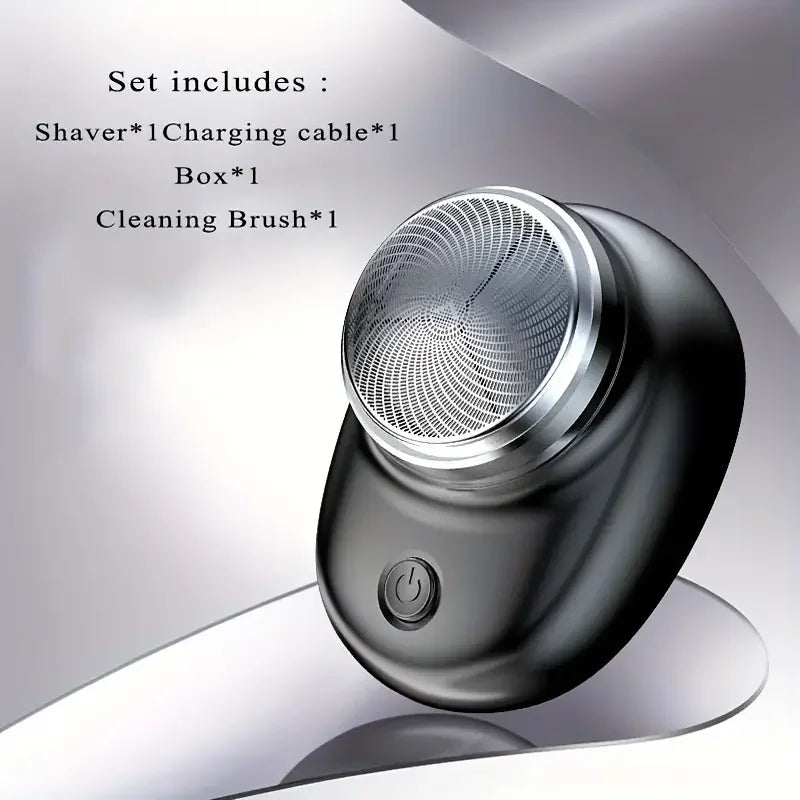 Portable Cordless Detachable Shaver Facial Beard and Body Hair Trimmer, Electric Shaver Rechargeable Mini Pocket Travel Shaver