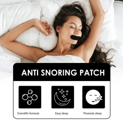 30/60PCS Stop Snoring Patch Nose Breathing Correction Improve Sleeping Promoting Better Breath Portable Mouth Orthosis Tape