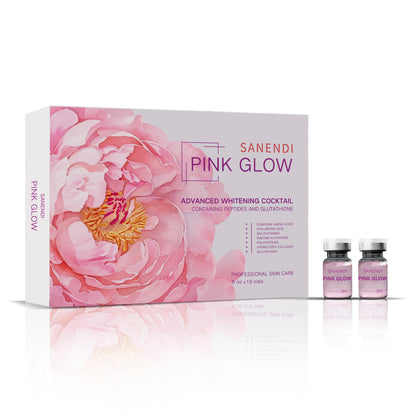 Newest Lily Pink Glow Collagen Serum for Facial Essence Anti-aging Repair Pigmentation Fine Line Micr0Needing Serum 10Vials