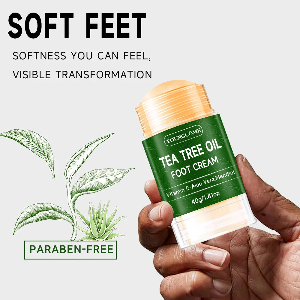 Tea Tree Oil Foot Cream Moisturizing Foot Care Cream Can Moisturize Your Foot, Improving Dryness And Roughness Foot And Hand Car