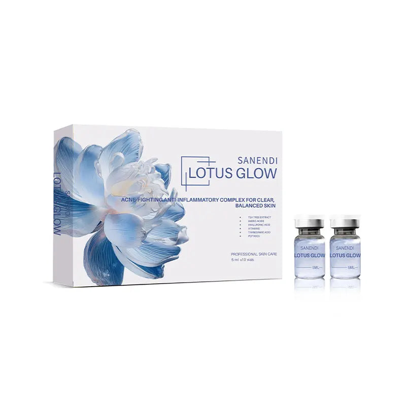 Newest Lily Pink Glow Collagen Serum for Facial Essence Anti-aging Repair Pigmentation Fine Line Micr0Needing Serum 10Vials