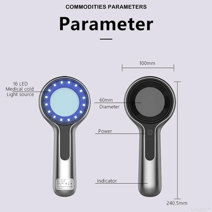 Lampe de Wood Analyseur de Peau UV - Loupe Beauté pour Test Facial et Analyse Cutanée