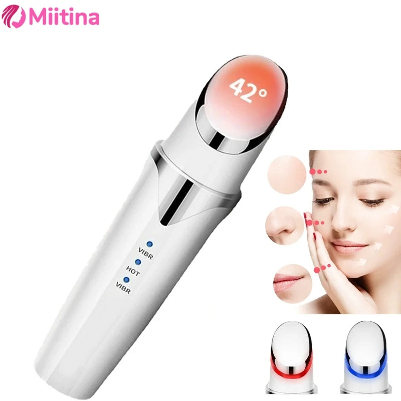 42 °Eye Beauty Device EMS Microcurrent Fade Black Circle Anti Wrinkle Beauty Anti Wrinkle Remove  Eye Lifting Vibration Massage