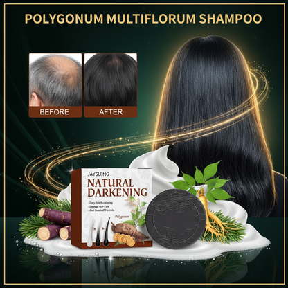 Image promotionnelle de luxe Shampooing Réparateur Cheveux Noirs